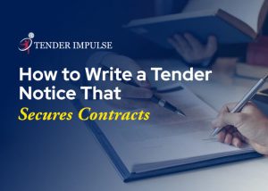 How to Write Tender Notice