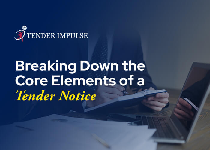 Breaking Down the Core Elements of a Tender Notice